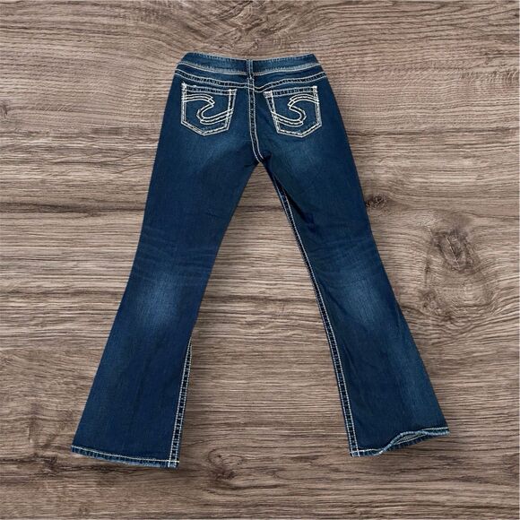 Silver Suki Bootcut Western Glove Works Jeans Women Size W29/L32 - Picture 2 of 7